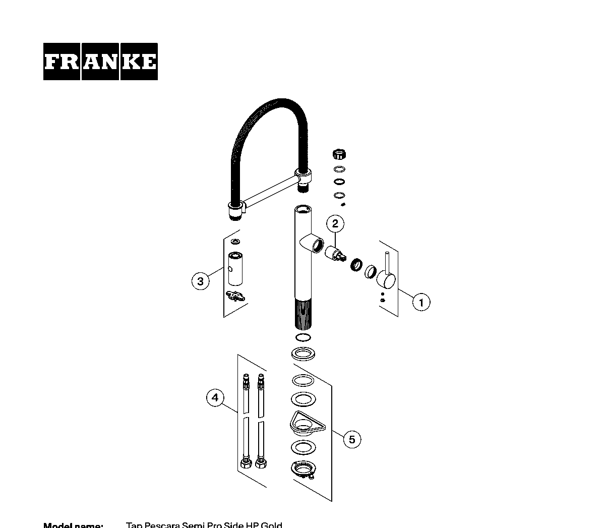 Pescara 2.0 Semi-Pro exploded drawing
