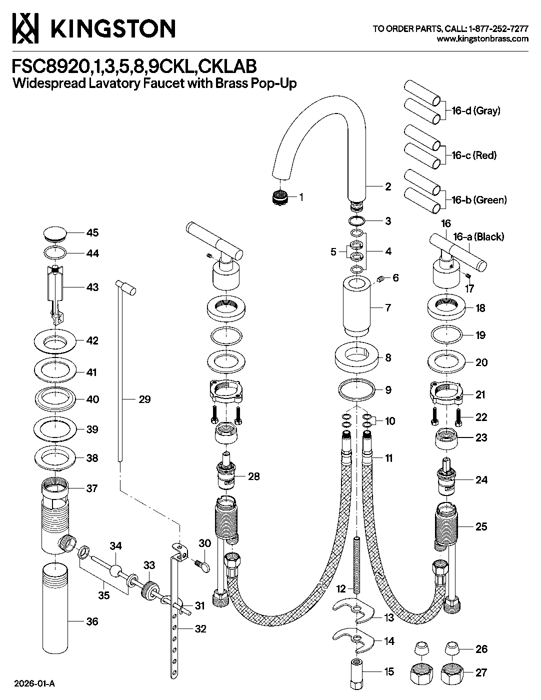Kaiser FSC8920CKL exploded parts diagram