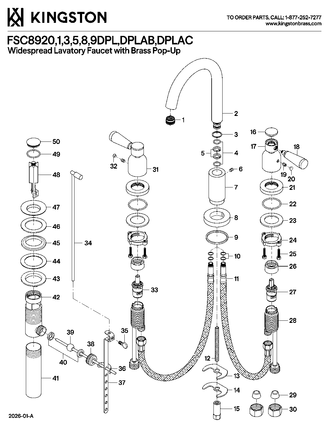 Paris FSC8920DPL exploded parts diagram