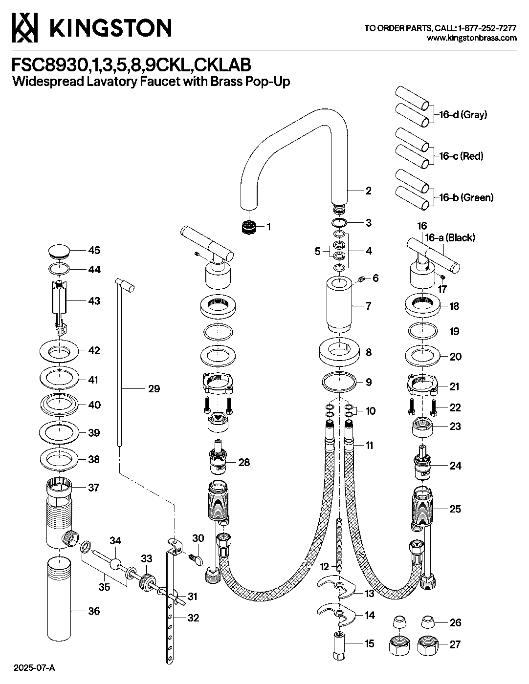 Kaiser FSC8930CKL exploded parts diagram