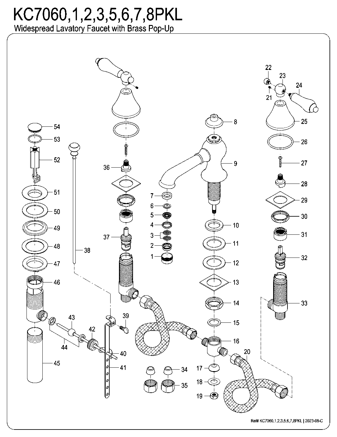 Duchess KC7060PKL exploded parts diagram