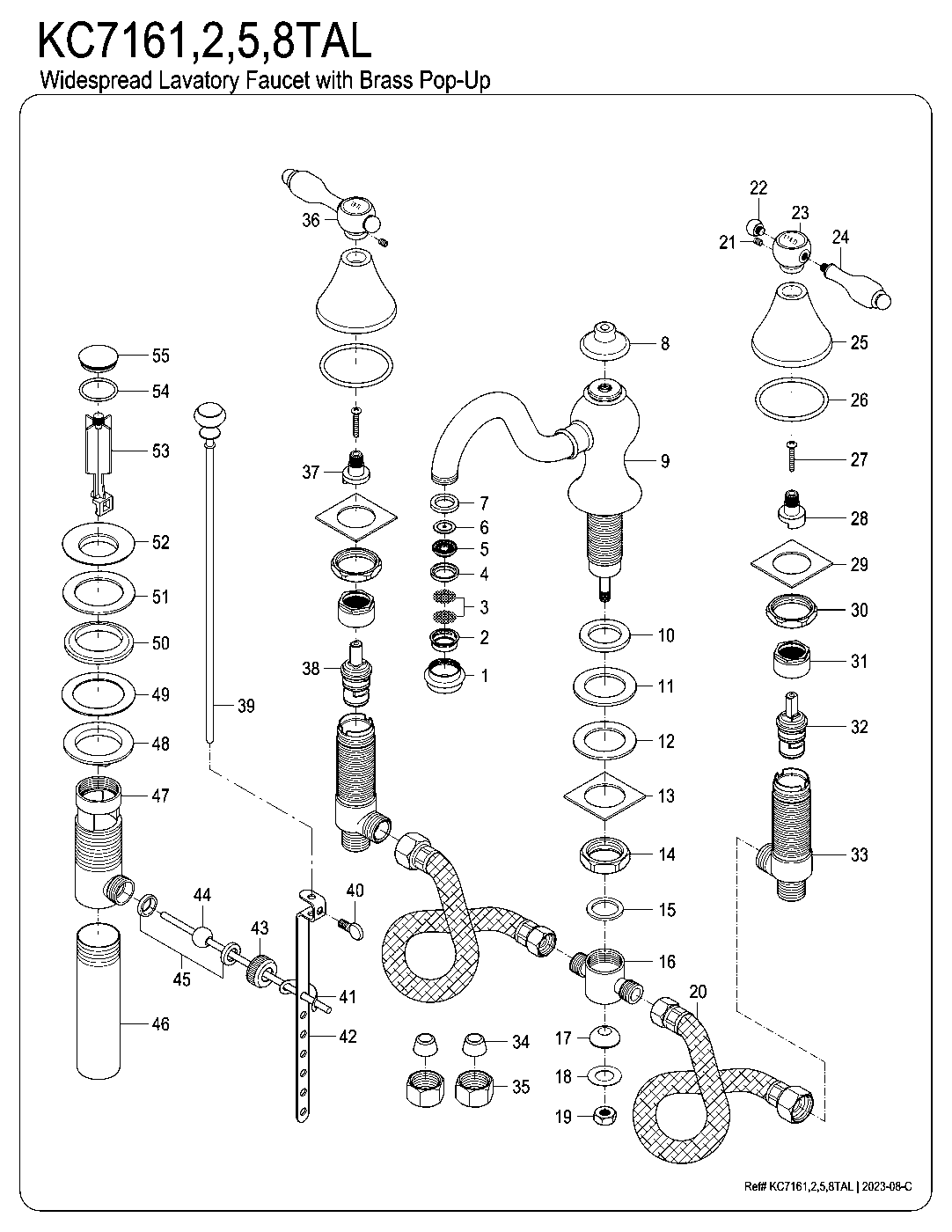 Tudor KC7161TAL exploded parts diagram