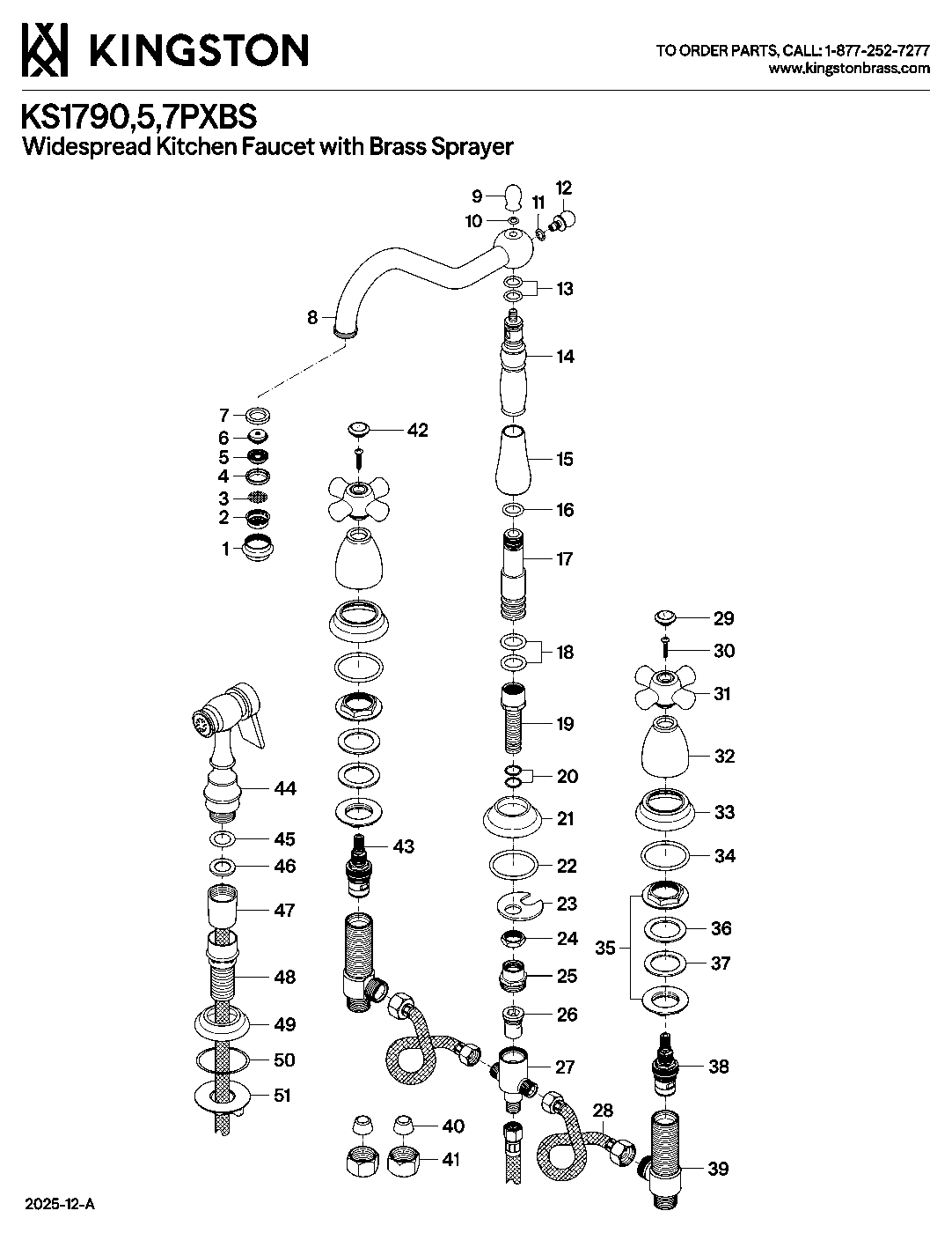 Heritage KS1795PXBS exploded parts diagram