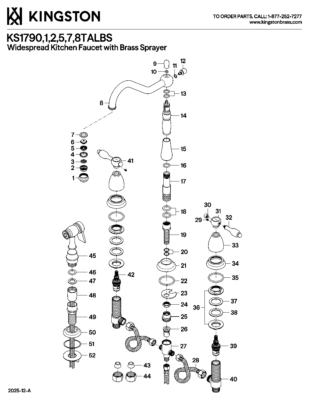 Tudor KS1791TALBS exploded parts diagram