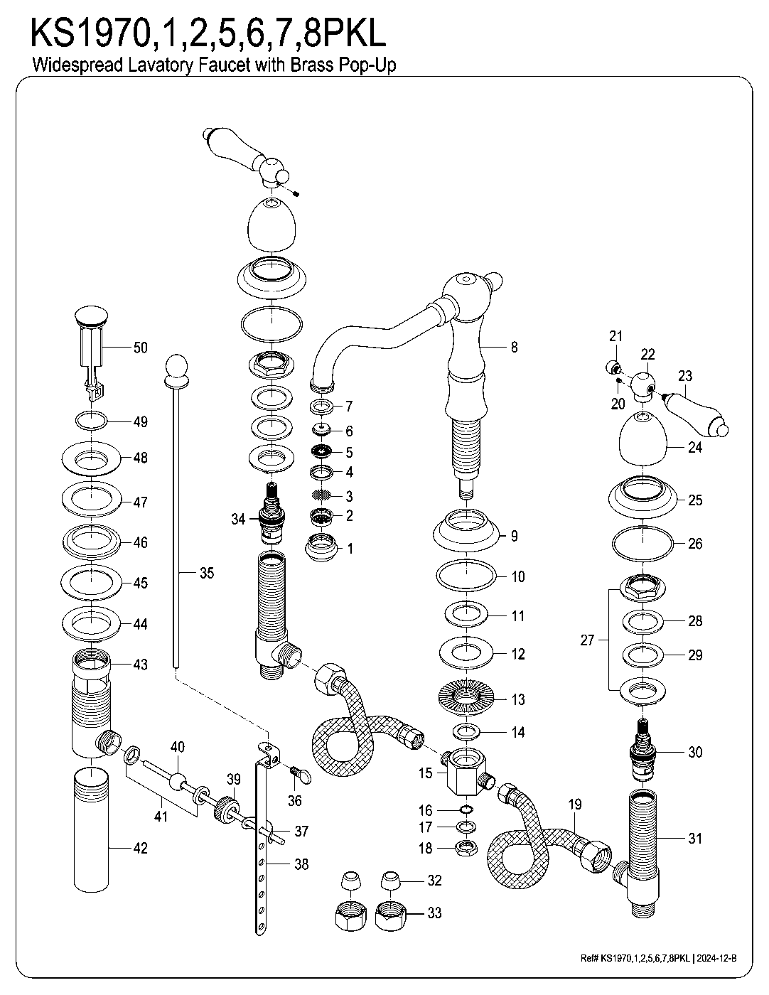 Duchess KS1970PKL exploded parts diagram