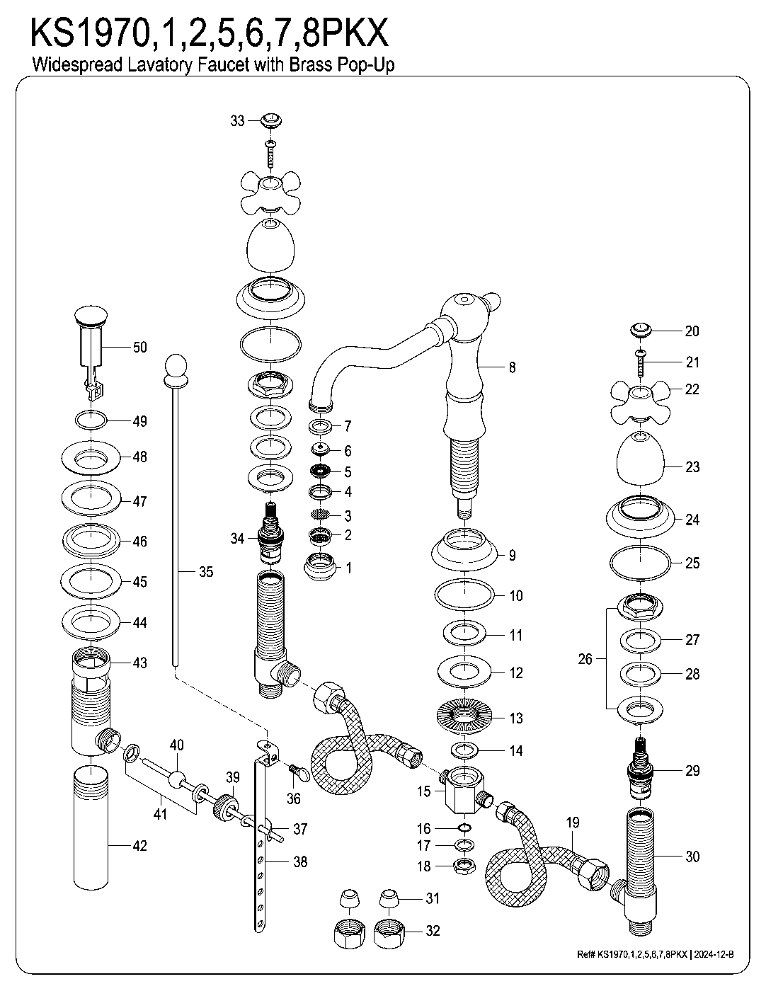 Duchess KS1971PKX exploded parts diagram