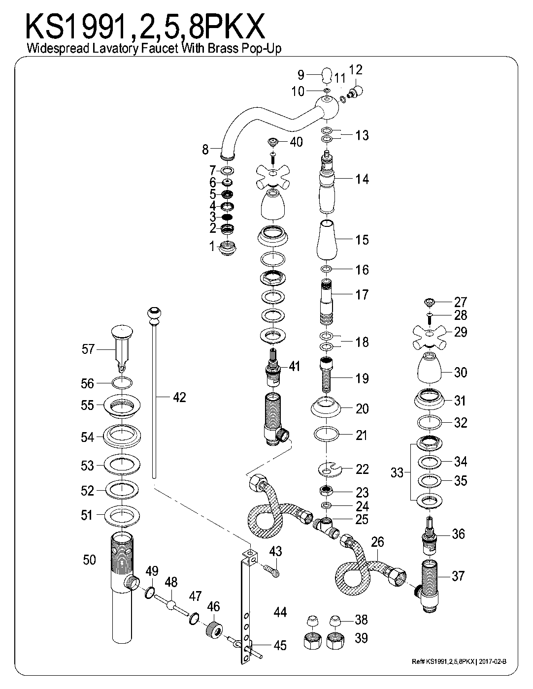 Duchess KS1992PKX exploded parts diagram