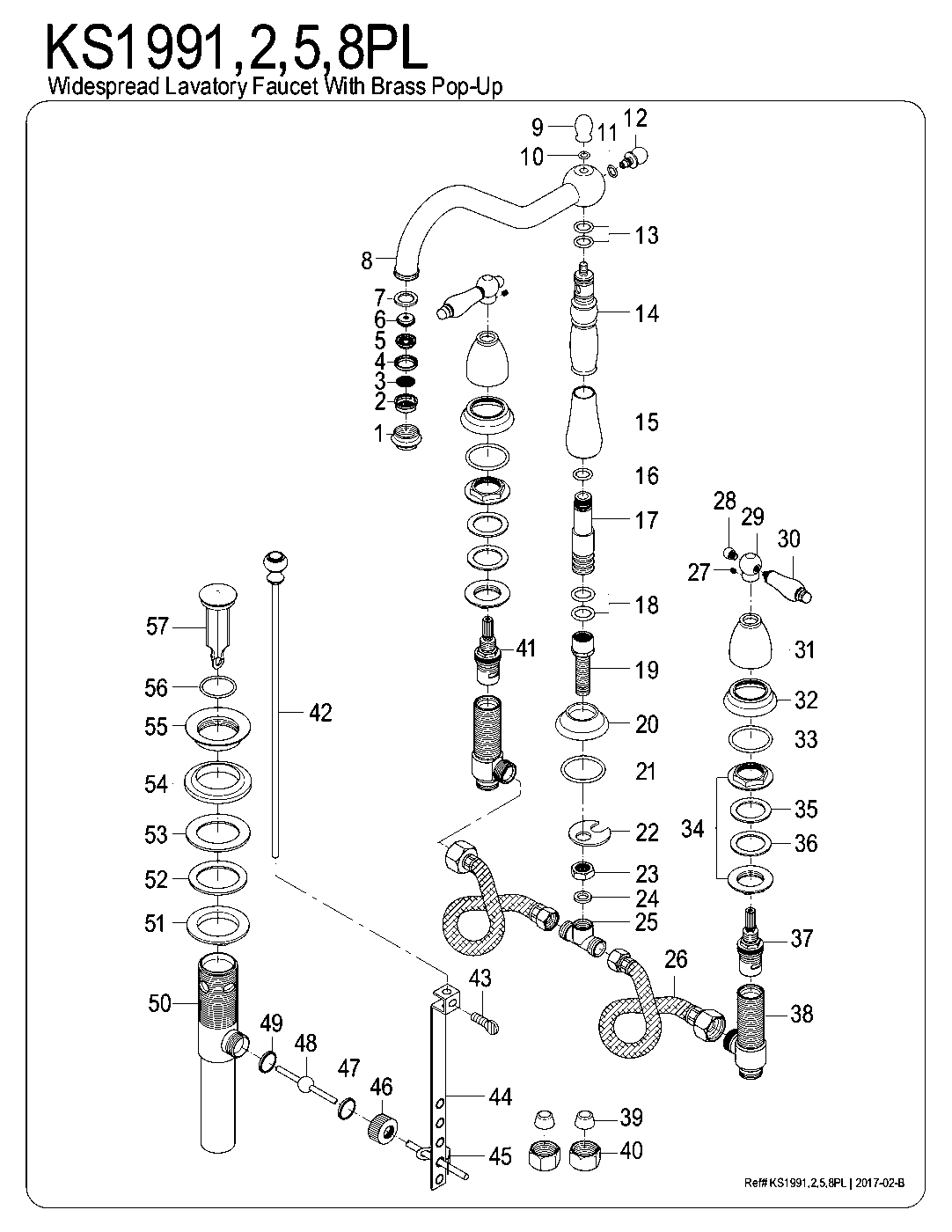 Heritage KS1991PL exploded parts diagram