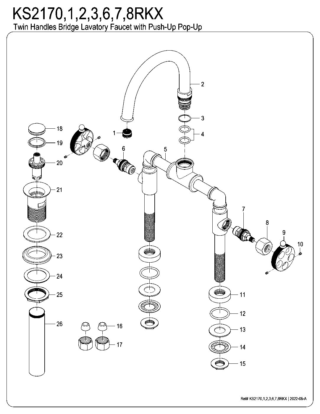 Webb KS2170RKX exploded parts diagram
