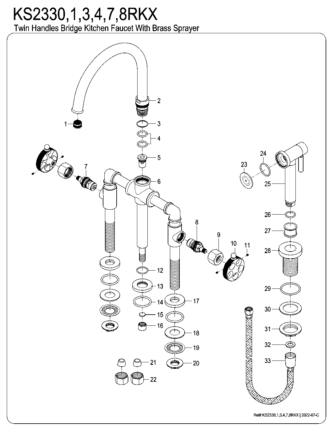 Webb KS2330RKX exploded parts diagram
