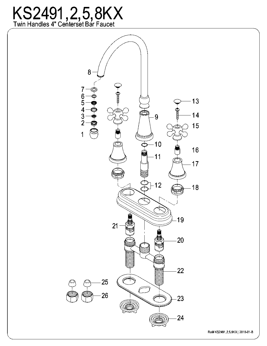 Governor KS2491KX exploded parts diagram