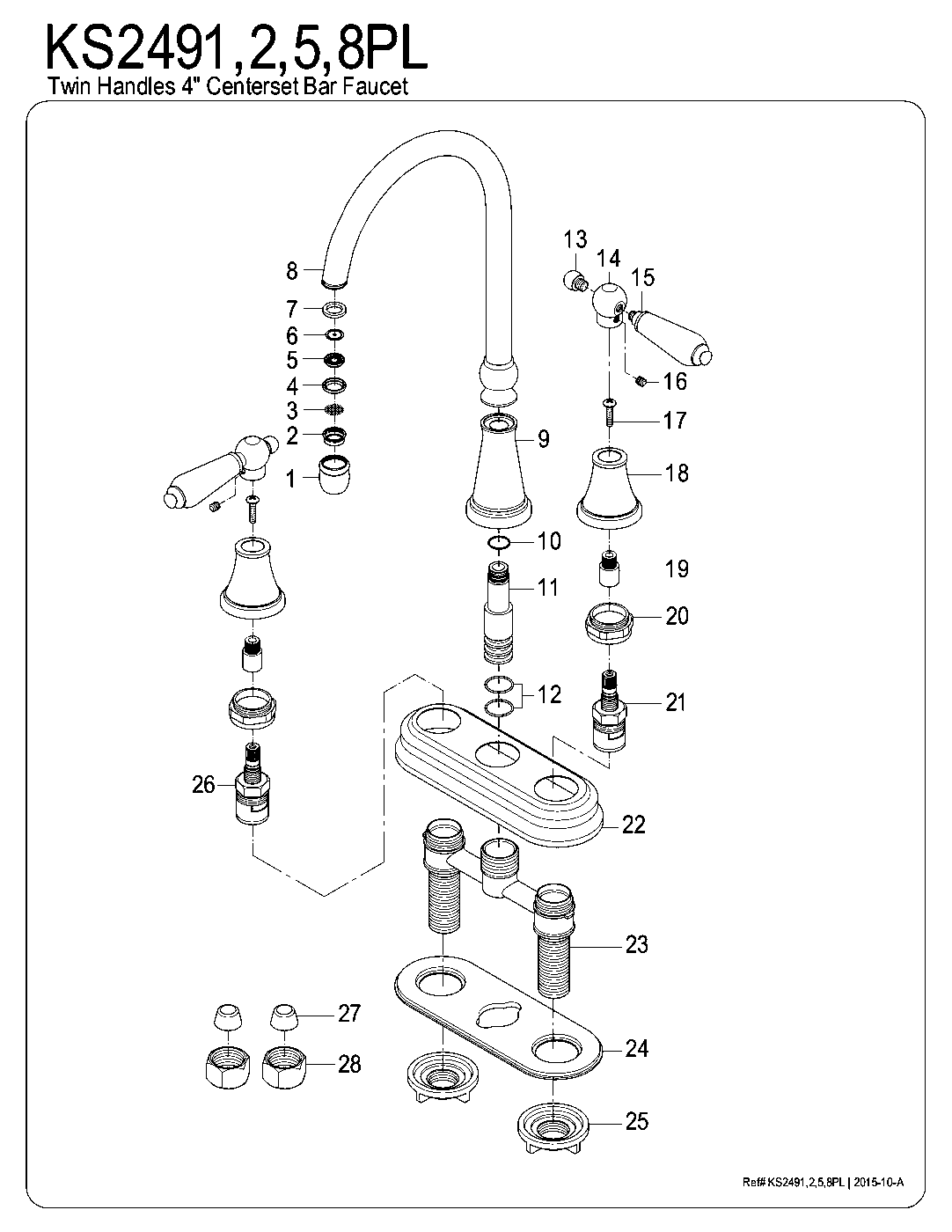 Governor KS2492PL exploded parts diagram