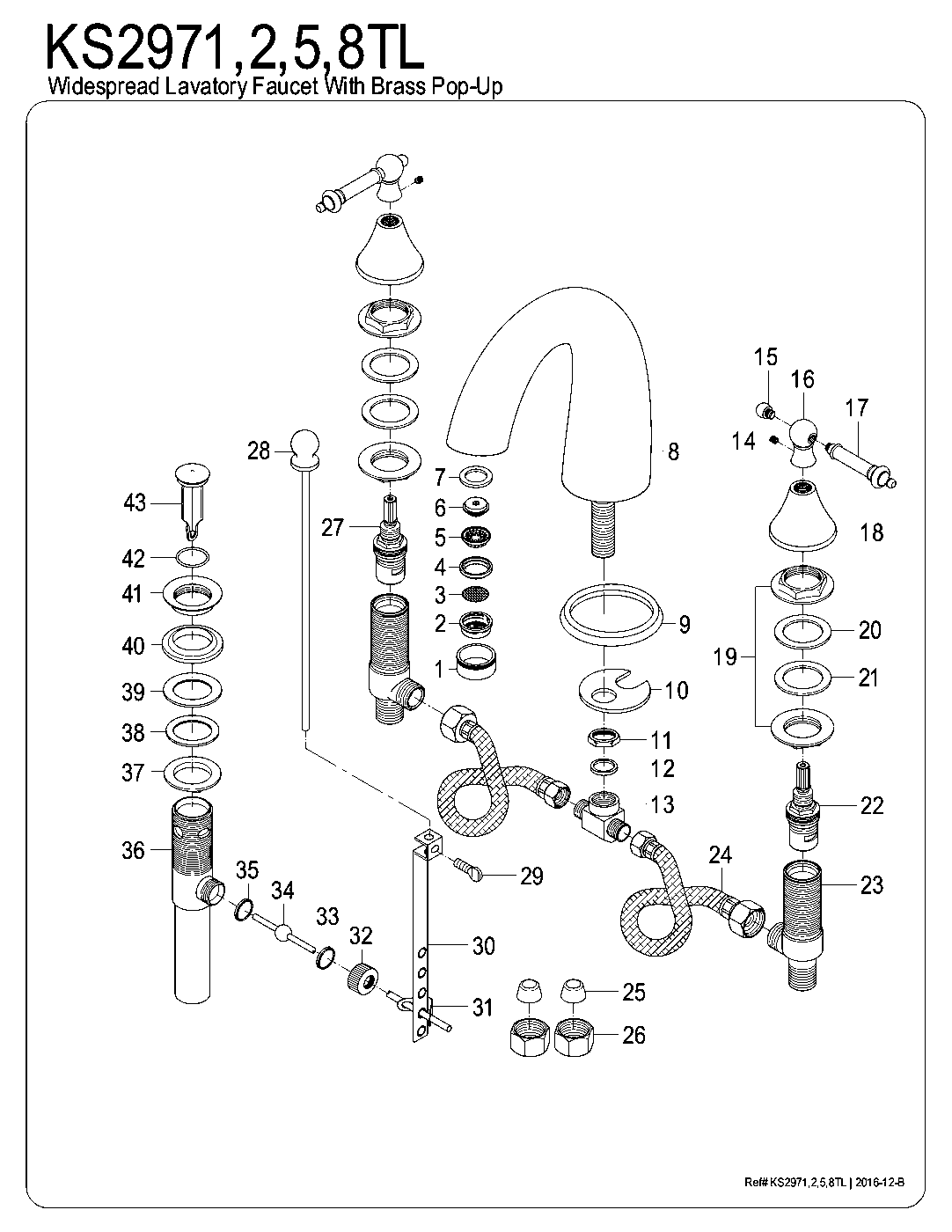 Templeton KS2971TL exploded parts diagram