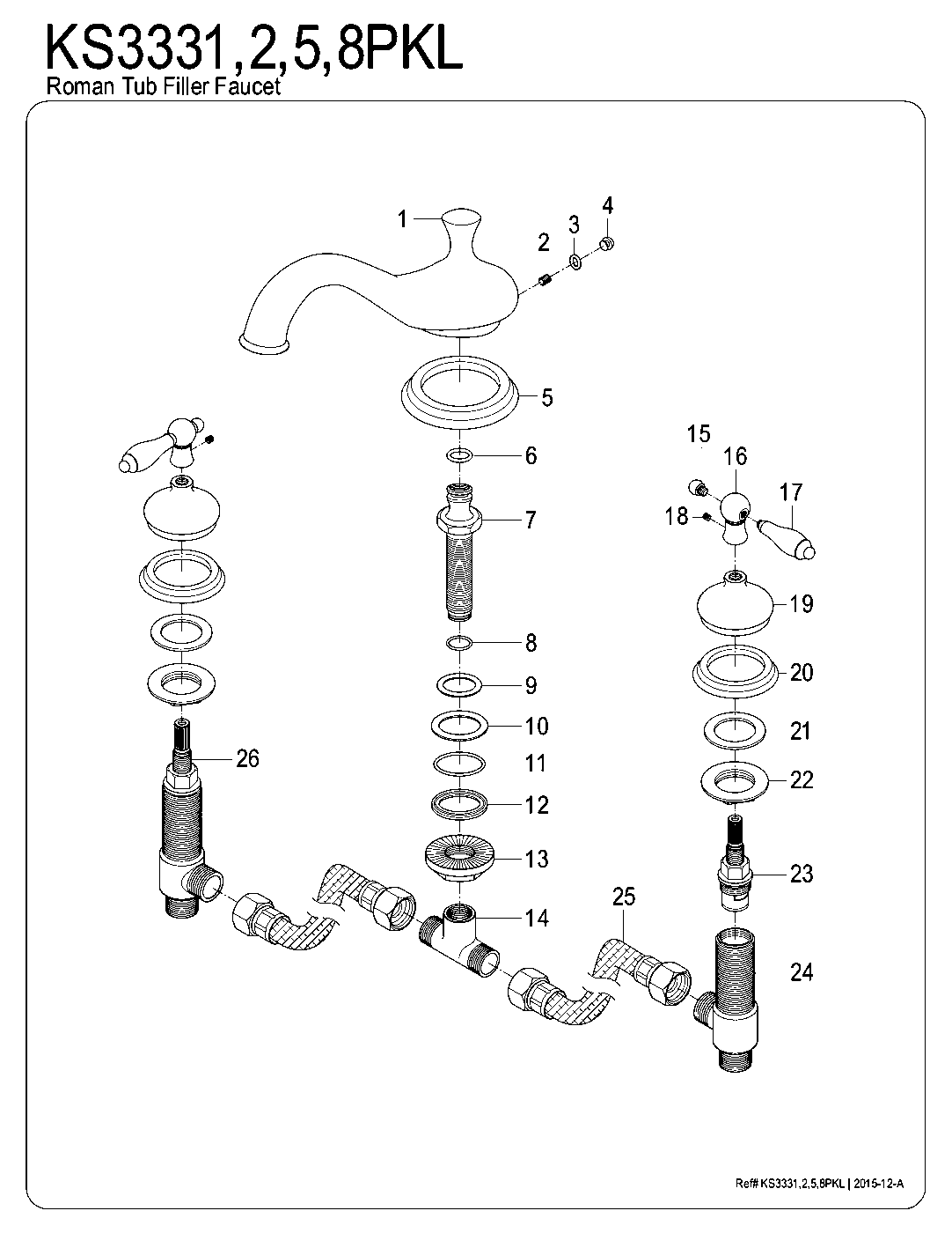 Duchess KS3331PKL exploded parts diagram