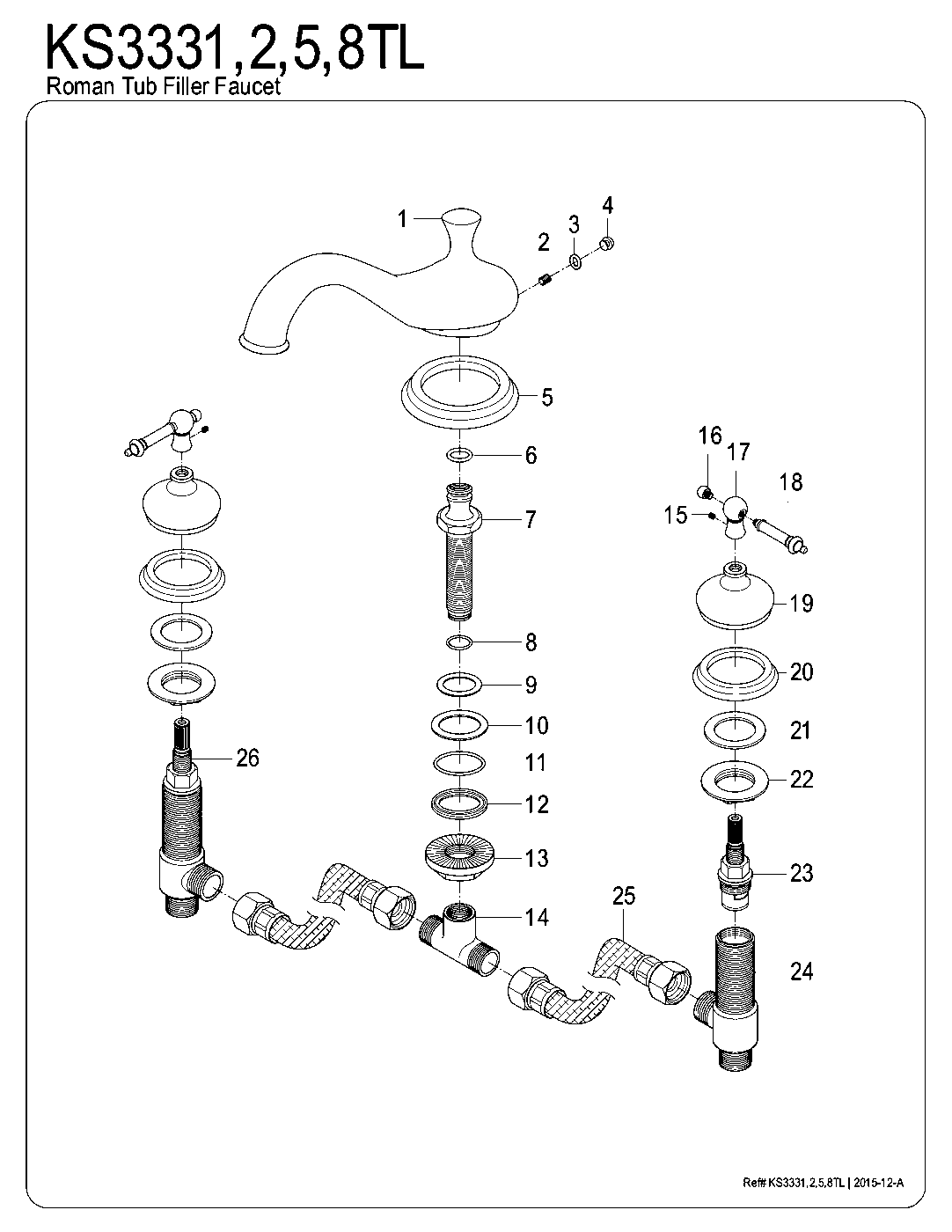 Templeton KS3331TL exploded parts diagram