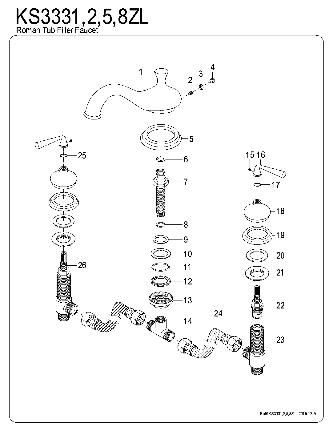 Silver Sage KS3331ZL exploded parts diagram