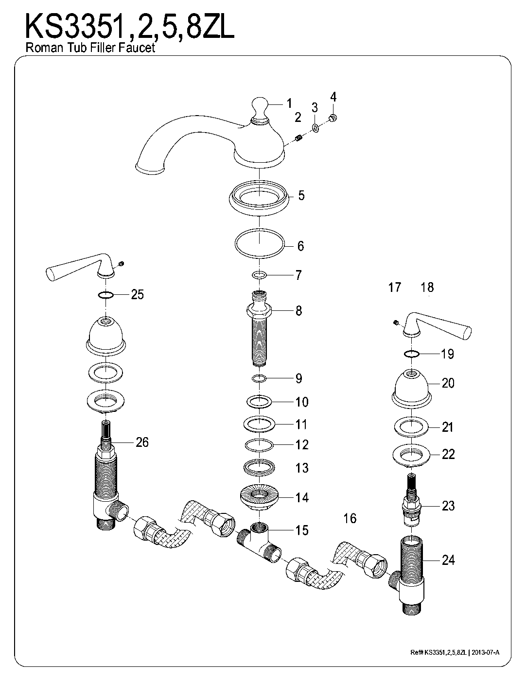Silver Sage KS3351ZL exploded parts diagram