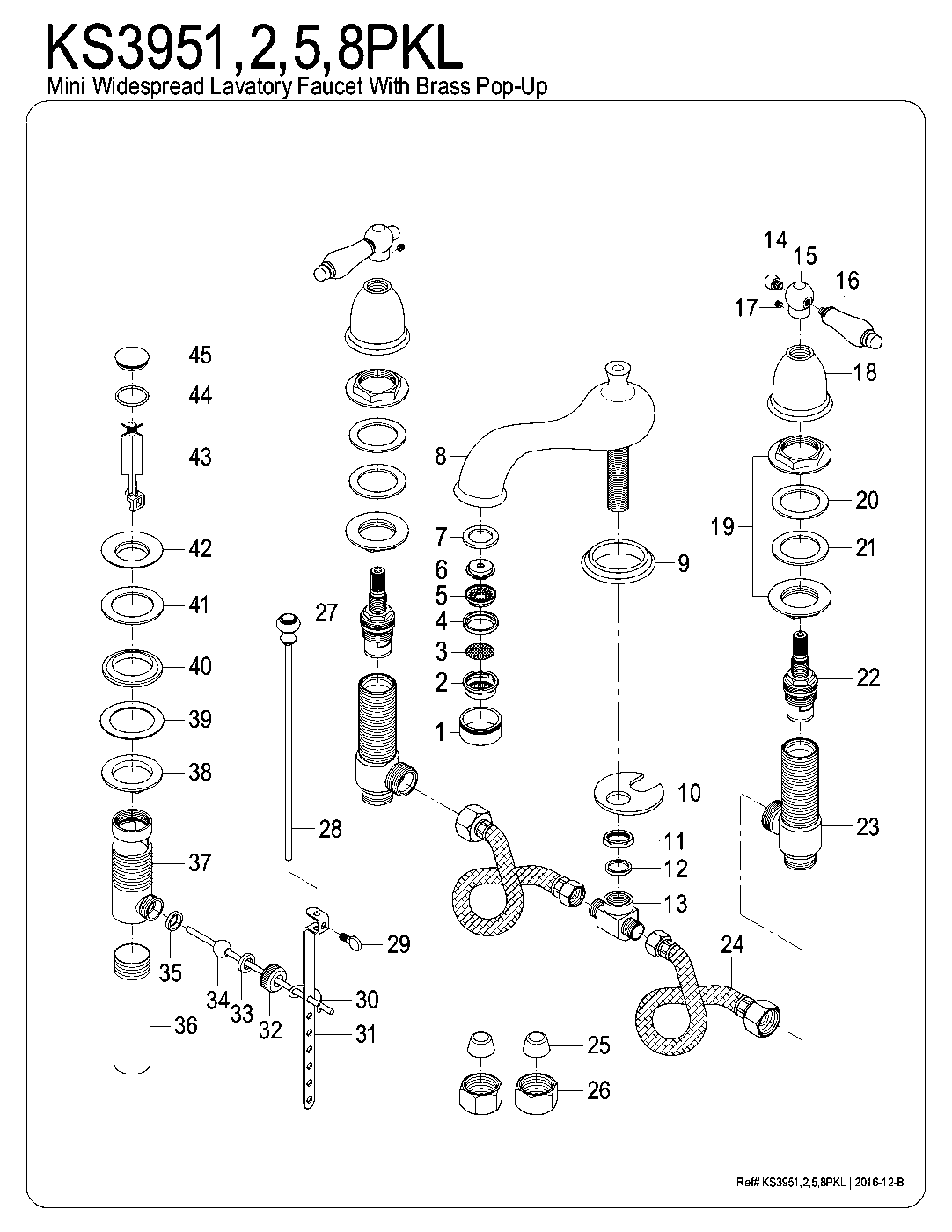 Duchess KS3951PKL exploded parts diagram