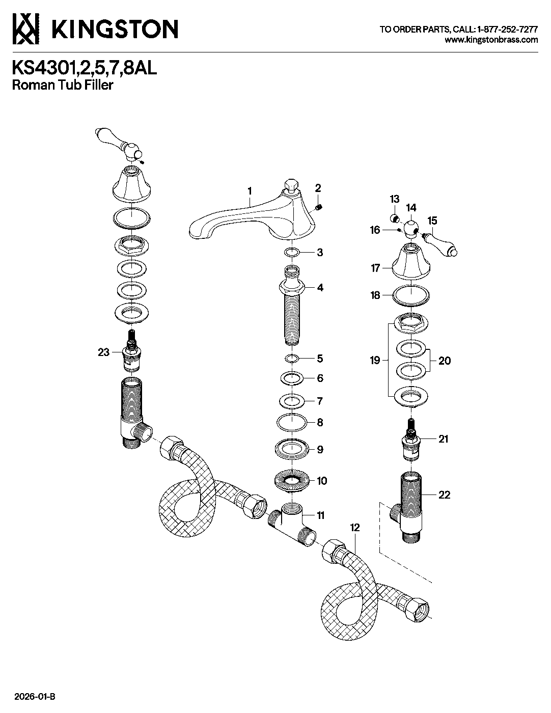Metropolitan KS4301AL exploded parts diagram