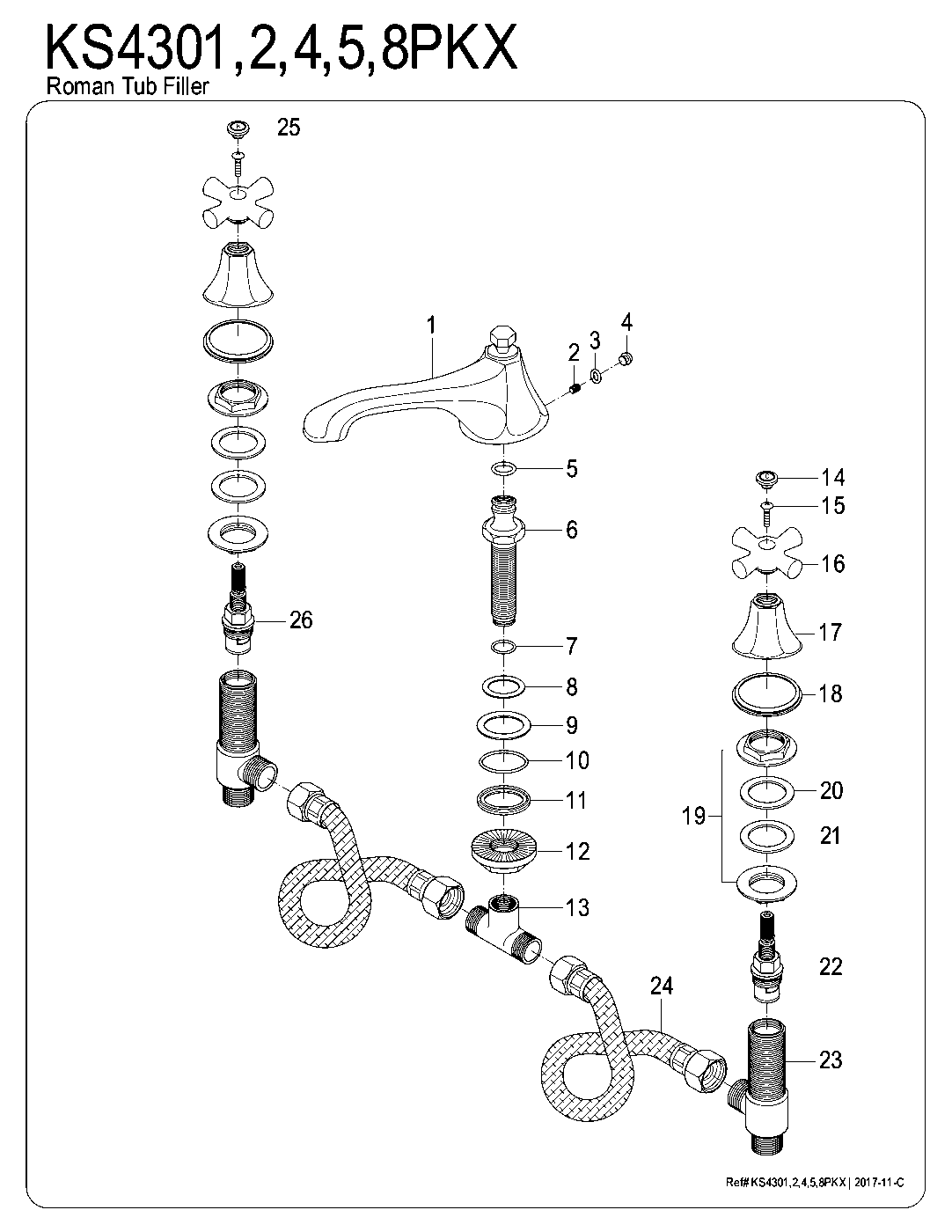 Duchess KS4301PKX exploded parts diagram