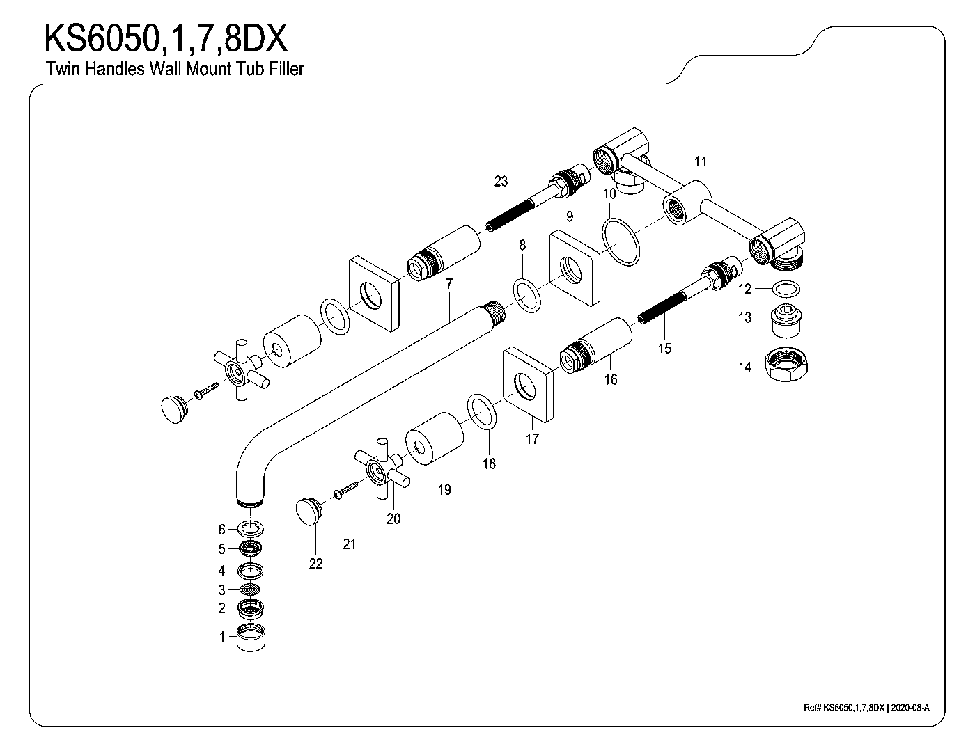 Concord KS6050DX exploded parts diagram
