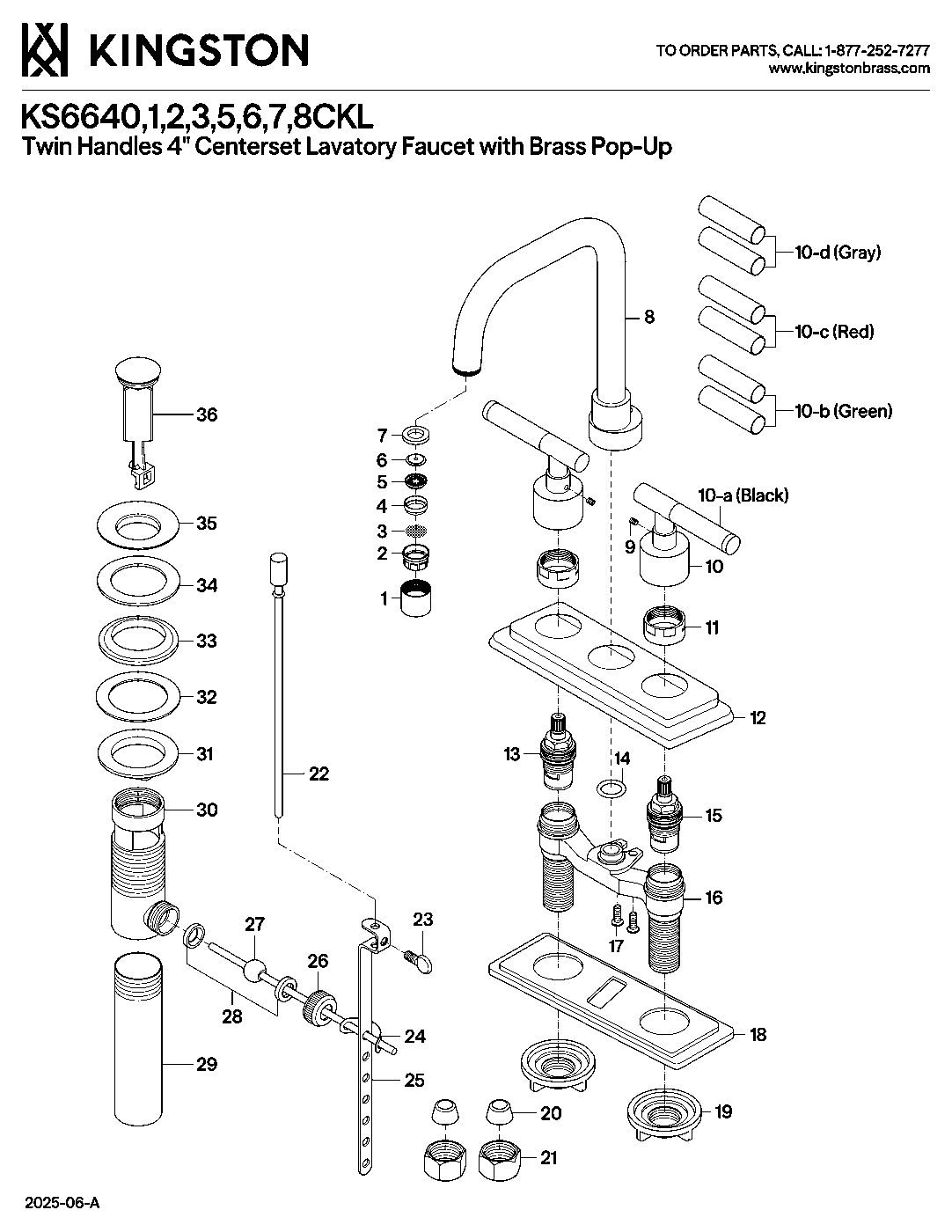 Kaiser KS6642CKL exploded parts diagram