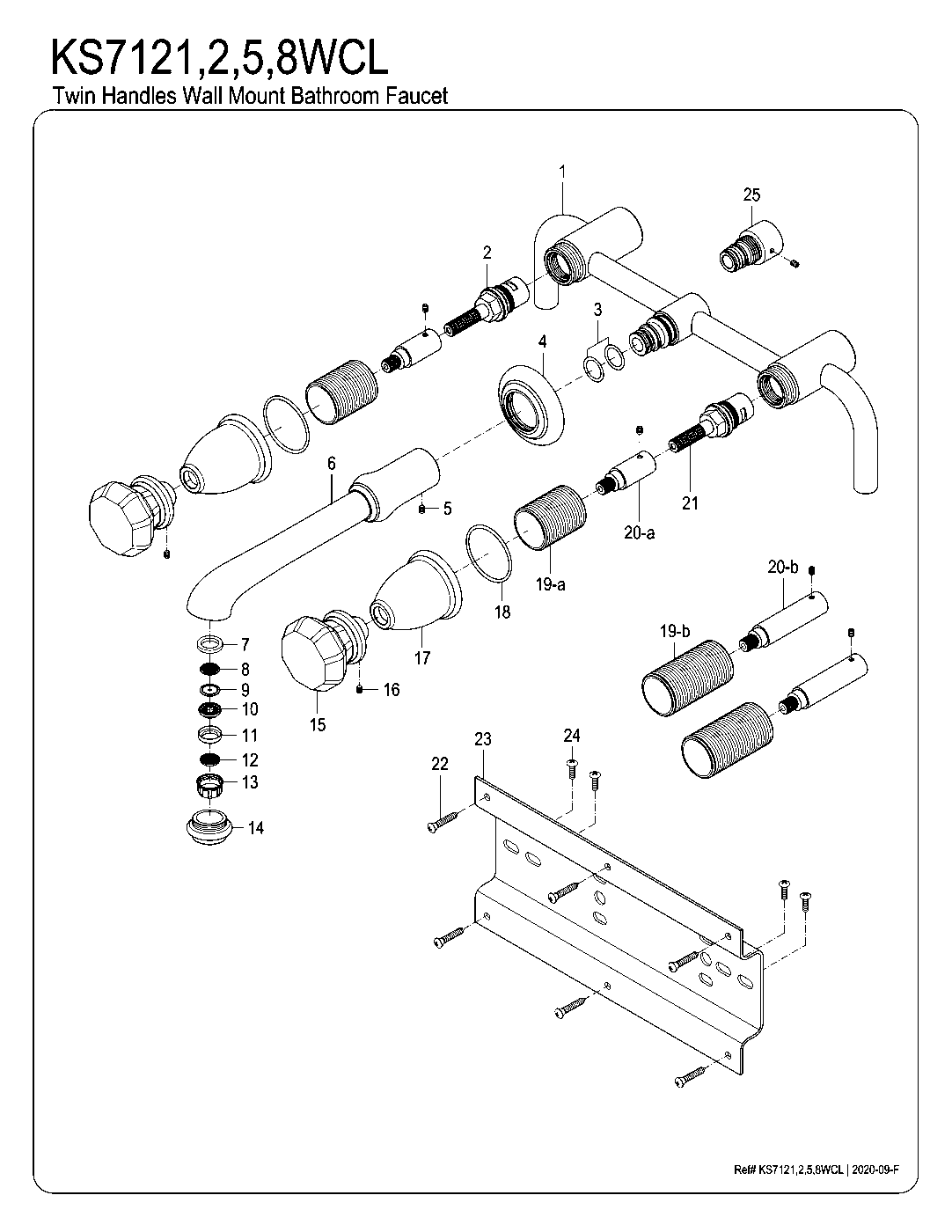 Celebrity KS7121WCL exploded parts diagram