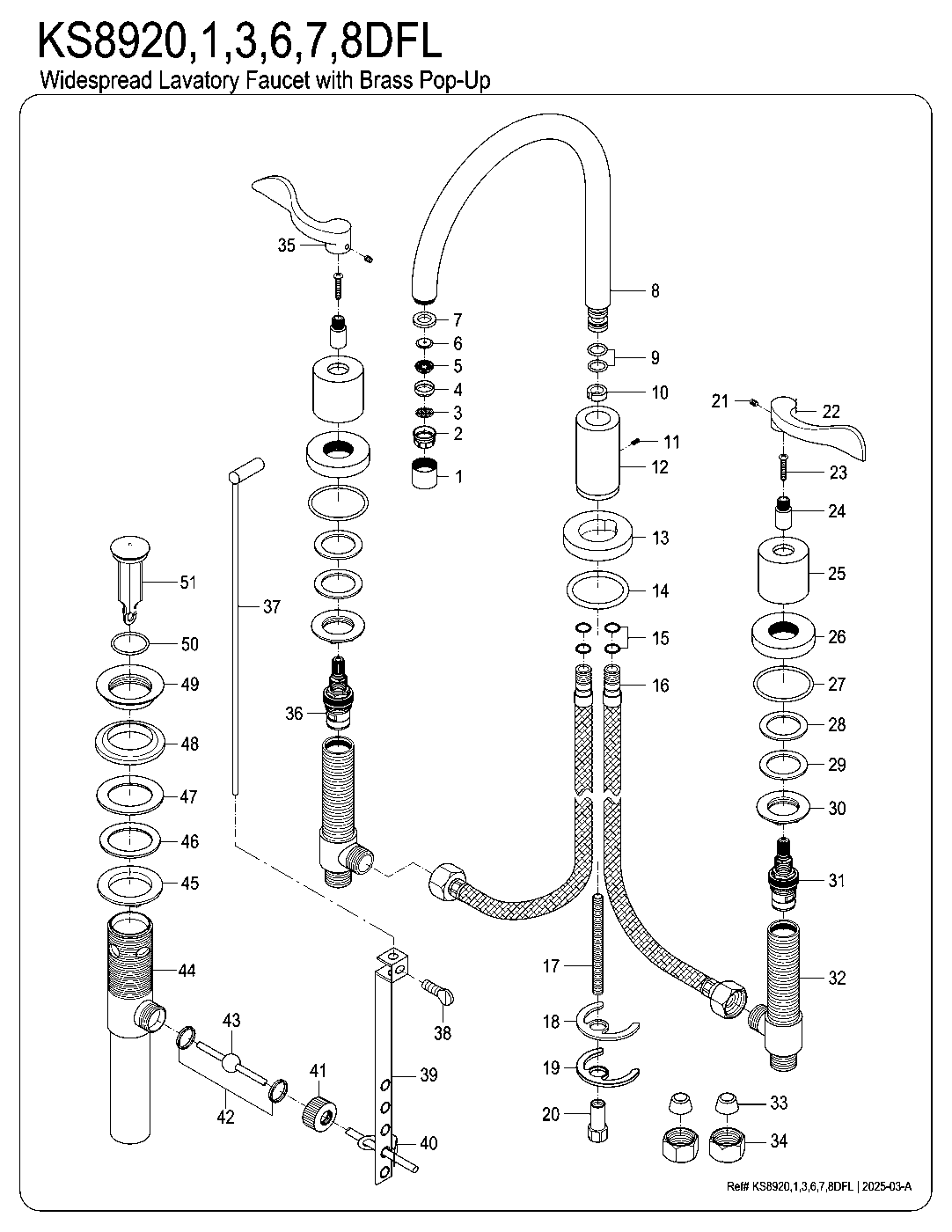 NuWave KS8921DFL exploded parts diagram