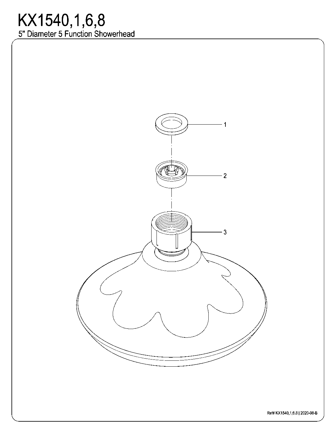 Vilbosch KX1540 exploded parts diagram
