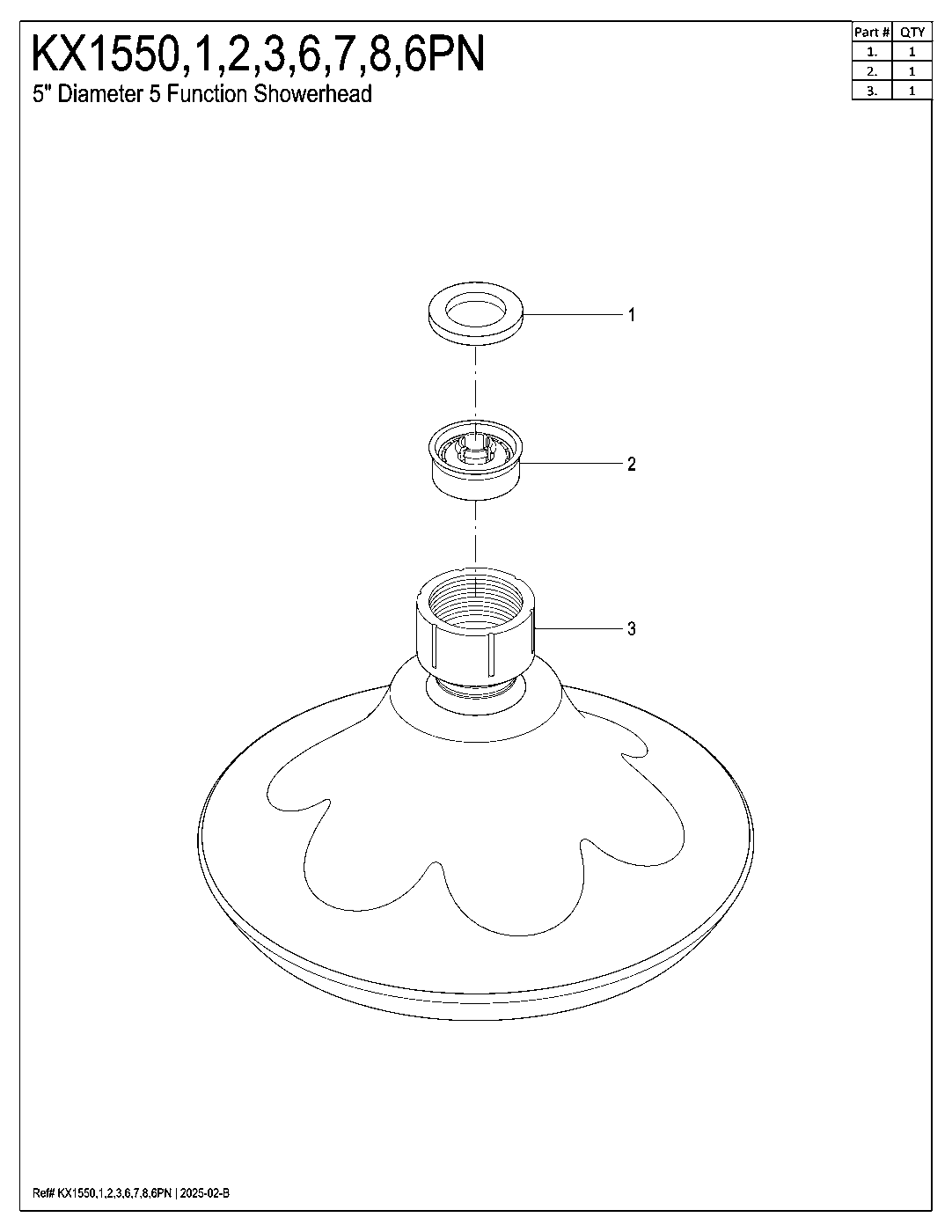 Vilbosch KX1550 exploded parts diagram