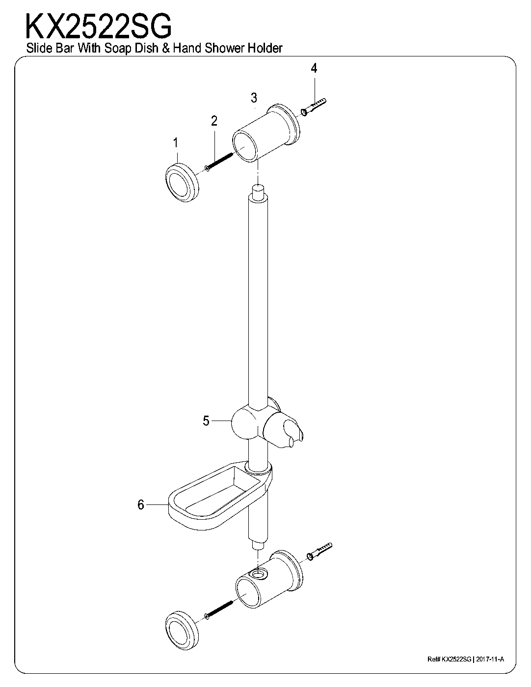 Vilbosch KX2520SG exploded parts diagram