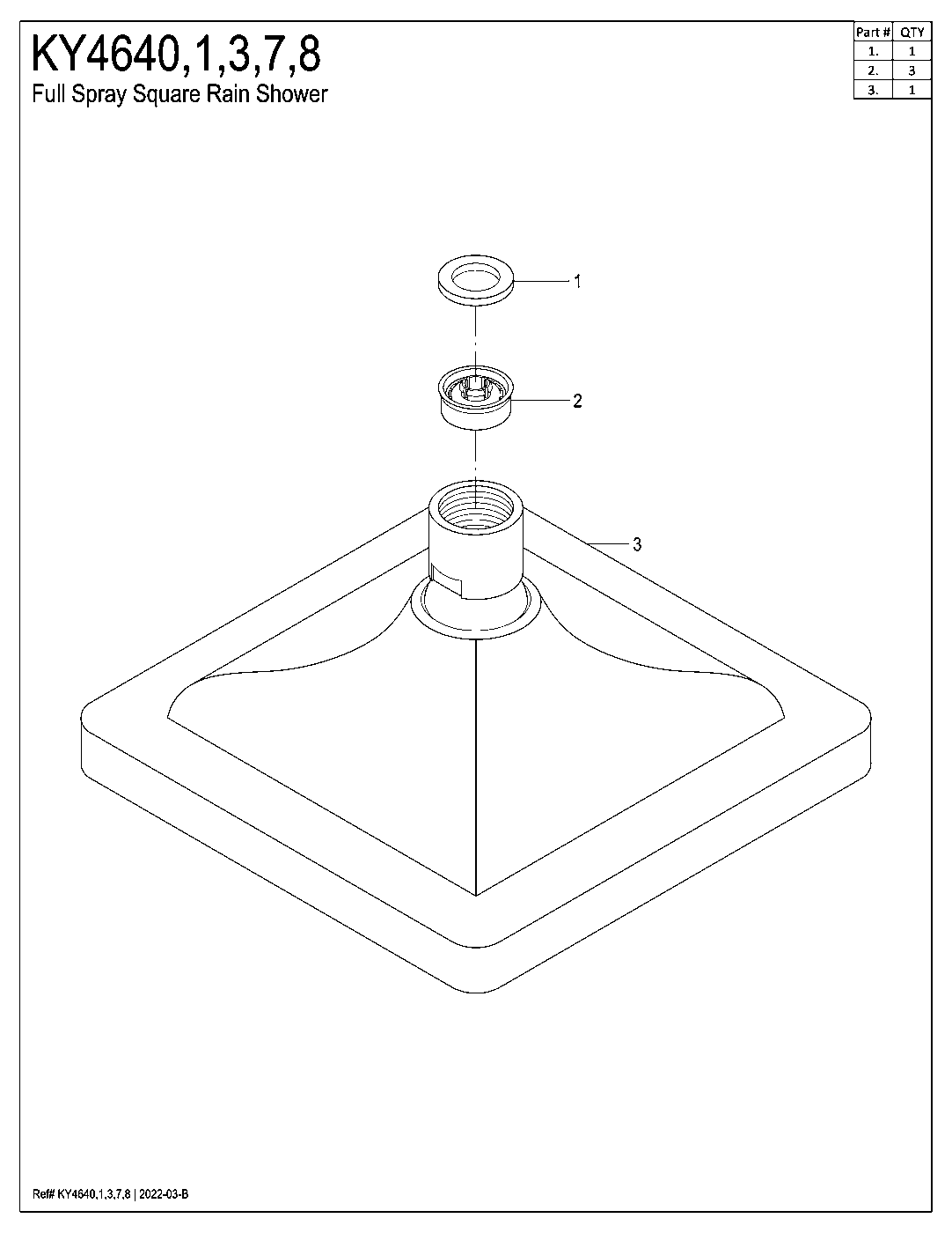 Claremont KY4640 exploded parts diagram