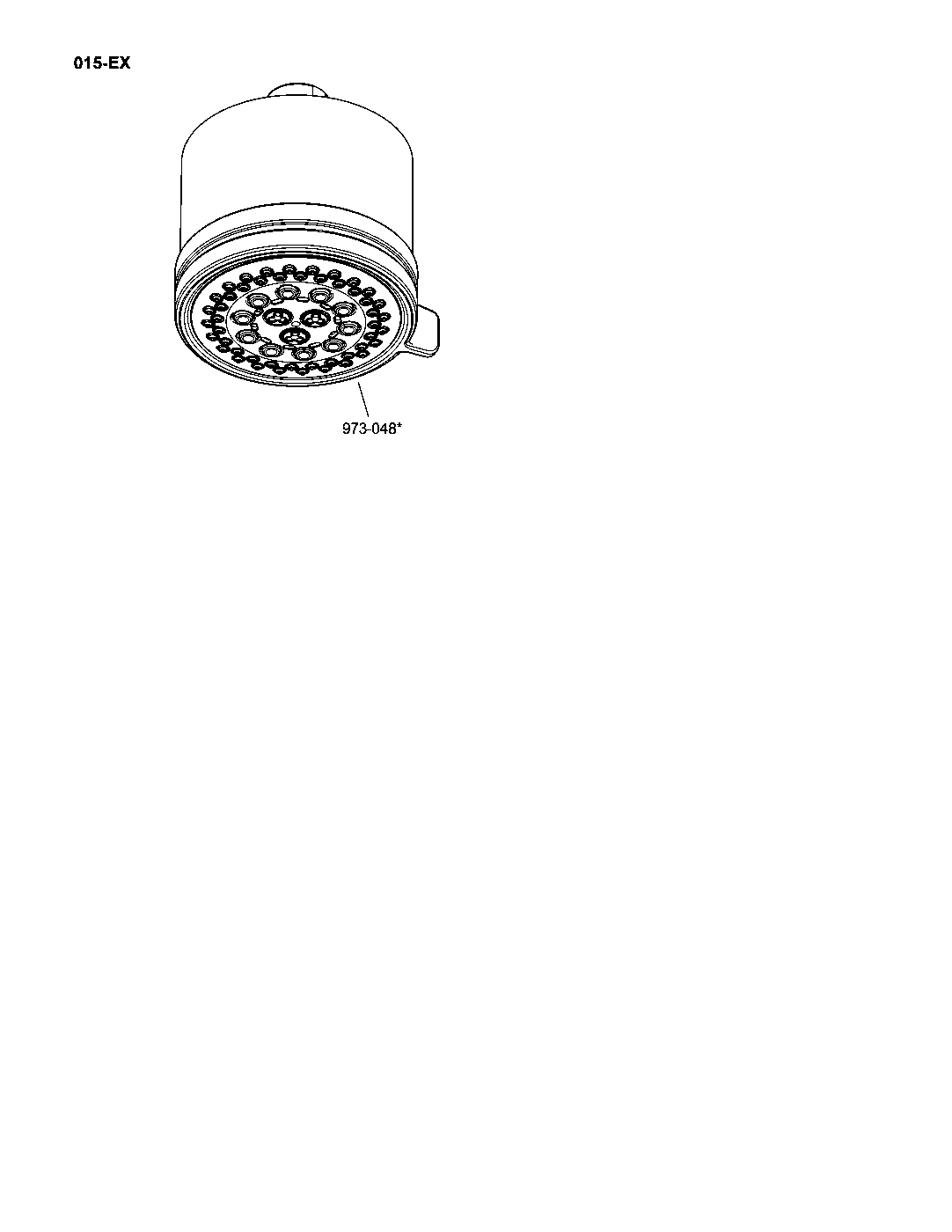 Explore Multifunction Hand Shower parts diagram
