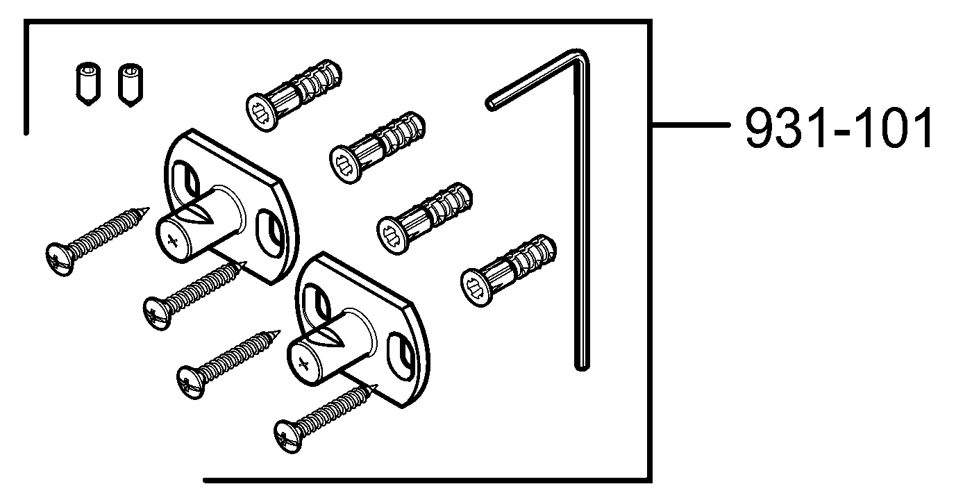 Kenzo Adjustable Shower Slide Bar parts diagram