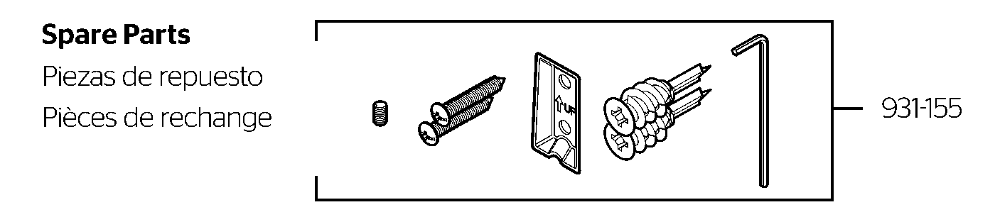 Bronson Toilet Paper Holder parts diagram