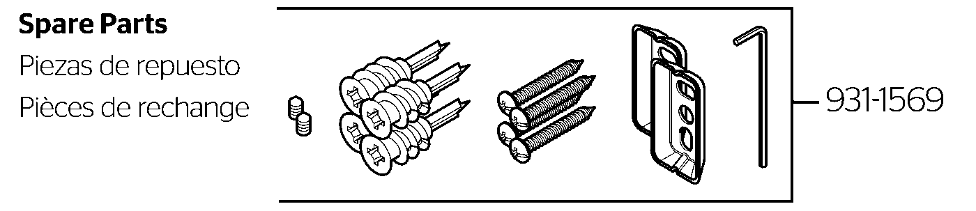 Tenet Toilet Paper Holder exploded parts diagram
