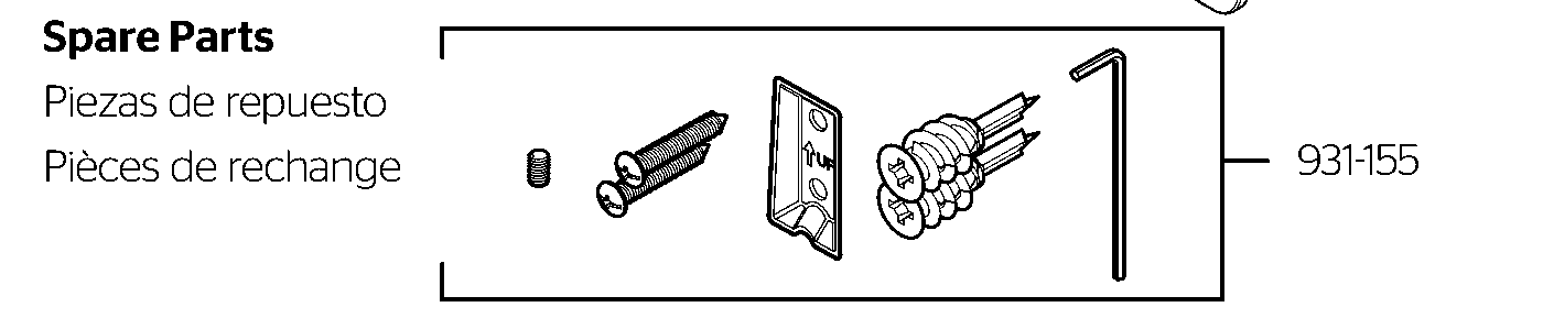 Bronson Towel Ring parts diagram