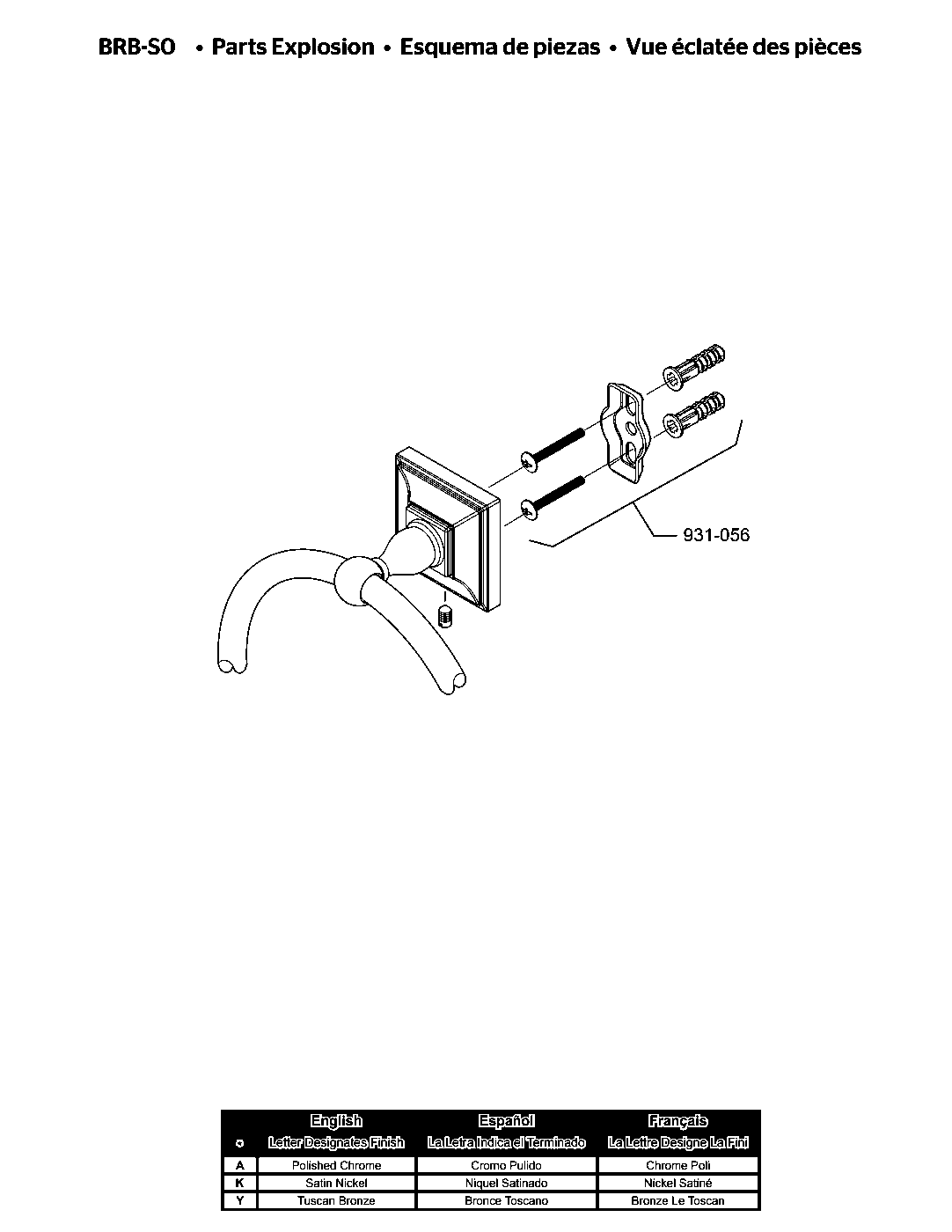 Solita Towel Ring parts diagram