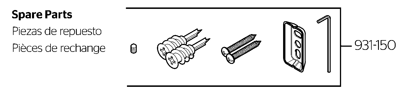 Tenet Towel Ring exploded parts diagram