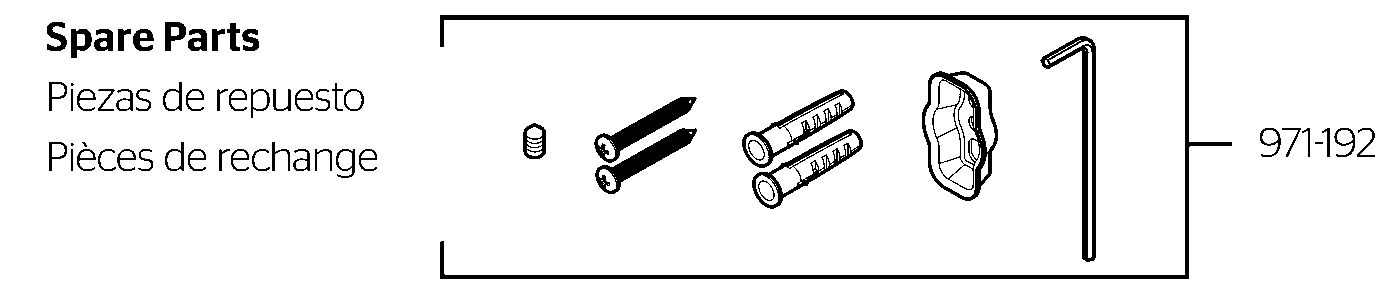 Tisbury Robe Hook exploded parts diagram