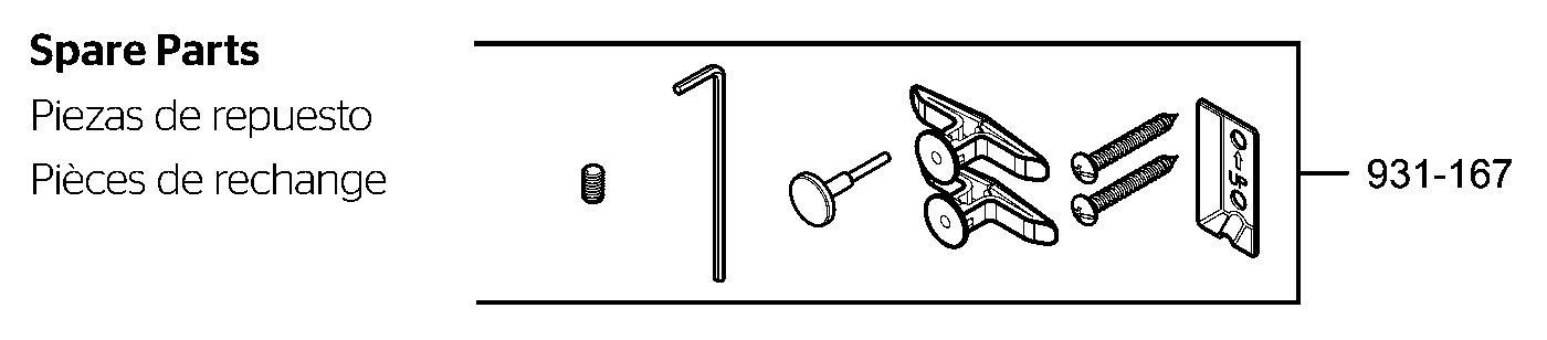 Masey 24" Towel Bar parts diagram