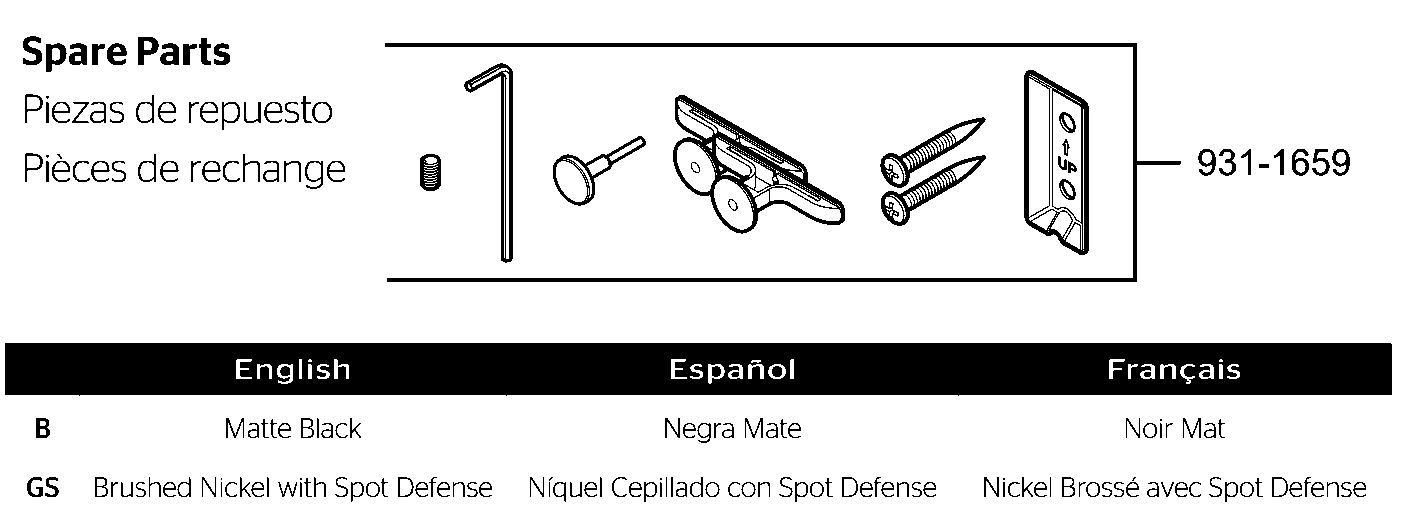 Penn Robe Hook parts diagram