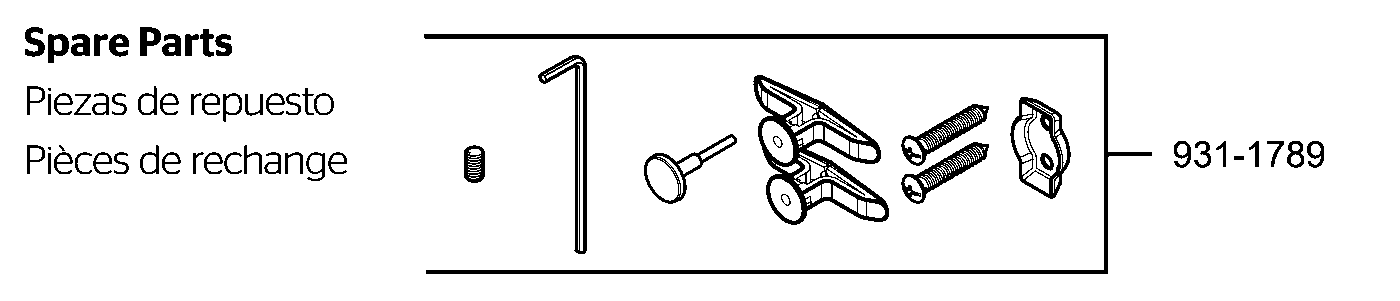 Raya 24" Towel Bar parts diagram