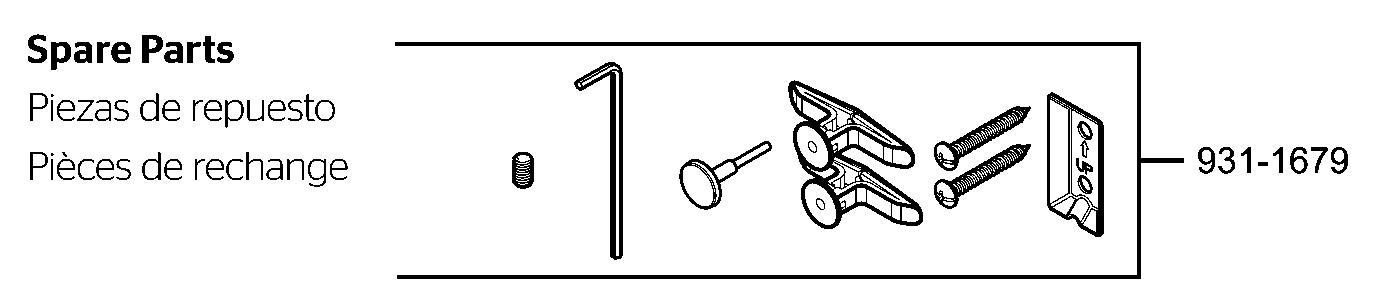 Havenridge 24" Towel Bar parts diagram