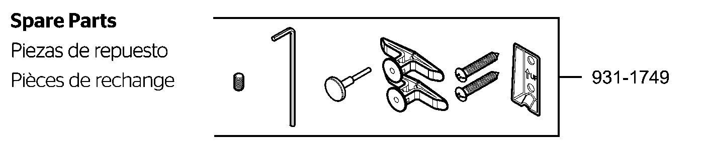 Holliston Towel Ring exploded parts diagram