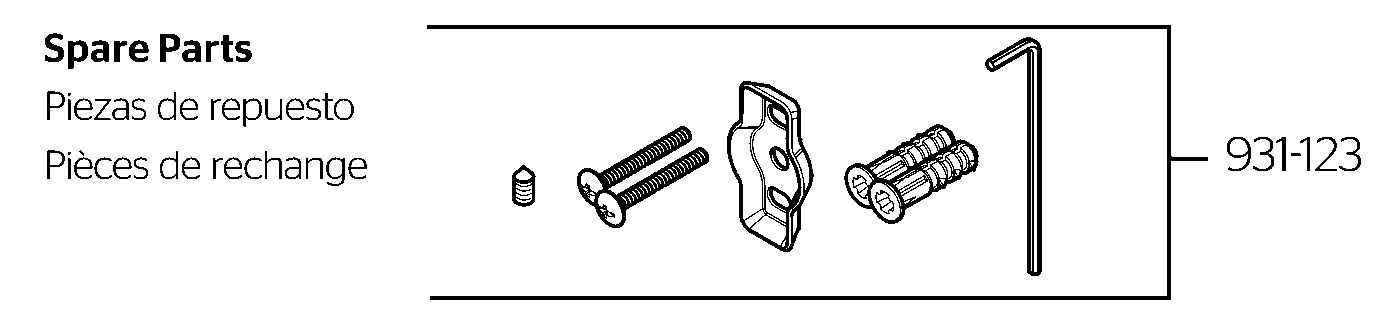 Iyla 24" Towel Bar parts diagram