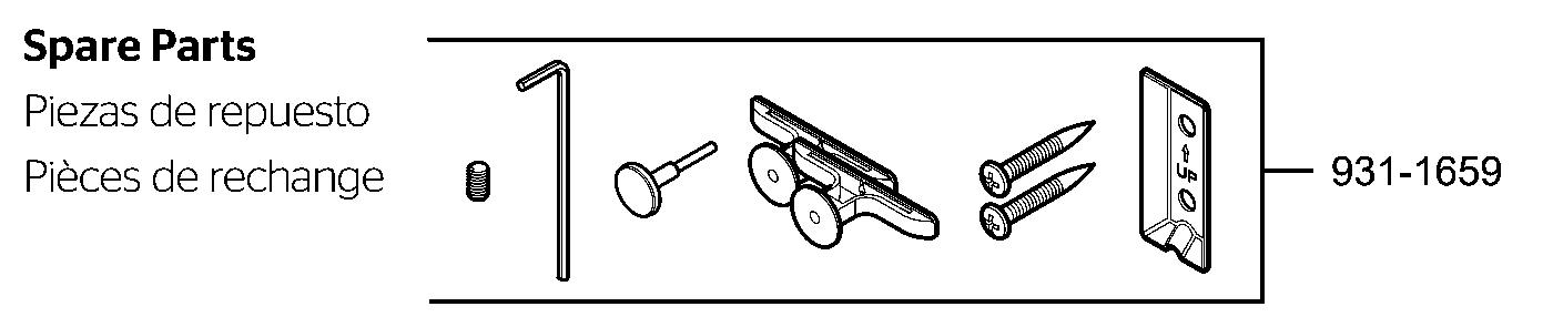 Vaneri Robe Hook parts diagram